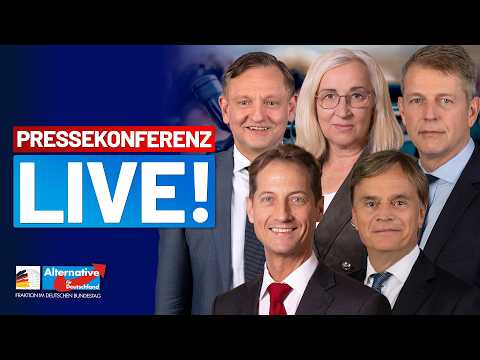 LIVE: Pressekonferenz der AfD-Fraktion - Diese Woche im Bundestag