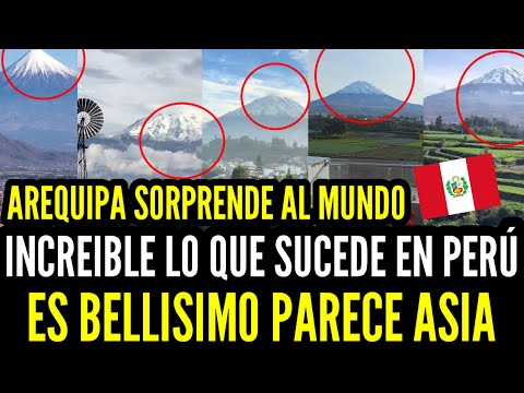 ¡ES BELLÍSIMO! 😍 El mundo MARAVILLADO por lo Visto en PERÚ con el MISTI en AREQUIPA