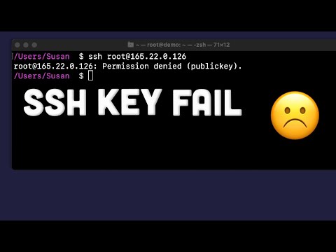 Fix for SSH Permission Denied (Public Key)