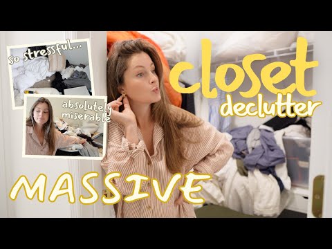 Massive Closet Organization + Declutter | MINIMALISM