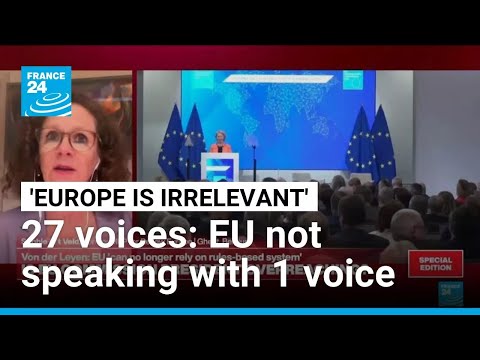 'European Union needs a bit of a revolution: There is no European strategy or foreign policy'