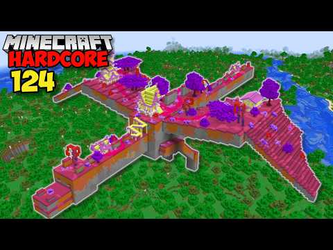 I Built An ENDER DRAGON CITY in Minecraft Hardcore