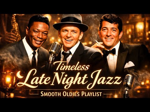 Nat King Cole, Frank Sinatra, Dean Martin🎙️Timeless Late Night Jazz | Smooth Oldies Playlist