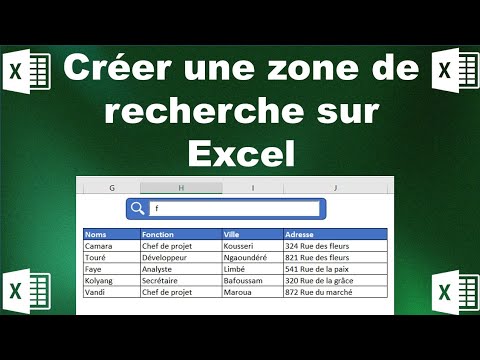 Create a search box in Excel #Excel #Exceltraining