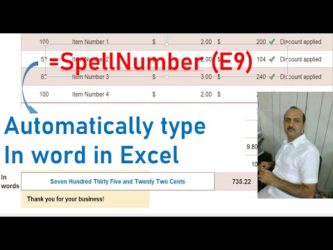 Change number to Word in Excel with this formula | Spell Number in Excel | MS Excel Tips & Trick