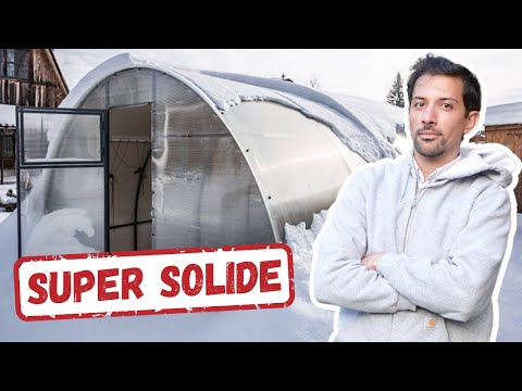 Notre serre est prête pour l'hiver !