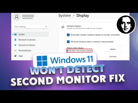 Windows 11 Won't Detect Second Monitor FIX