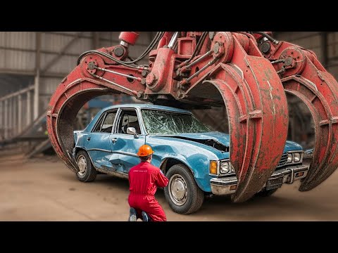 35 Most Dangerous Car Crushing & Shredding Machines That Obliterate Everything | Scrap Processing #2