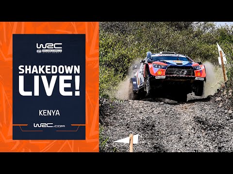🔴 Shakedown LIVE | WRC Safari Rally Kenya 2025