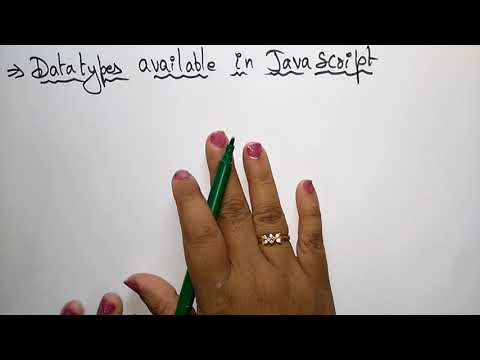 Data Types in Javascript | JS | Lec-04 | Bhanu Priya