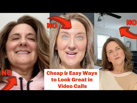 Cheap Ways to Look Great on Video Calls // Zoom Skype