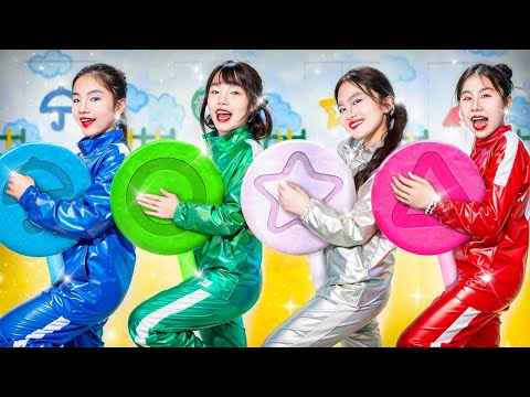 الزمرد ضد الياقوتي ضد بالماس ضد الياقوت الأزرق! لقد لعبنا لعبة الحبار في الحياة الواقعية