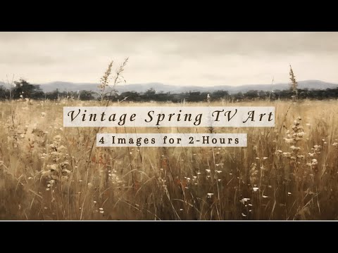 Best Spring Oil Painting For TV, Easter Themed TV Wallpaper, Spring Landscape Paintings for Frame TV
