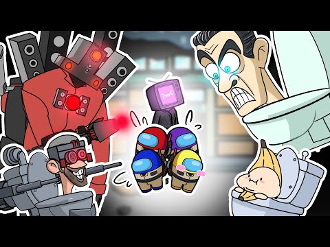 SKIBIDI TOILET vs GHOSTBUSTERS ALL EPISODES I Among us animation