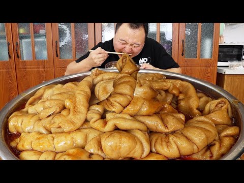 12kg fat sausage, A Qiang made ”boiled fat sausage”, spicy Q