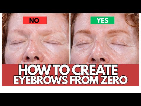 HOW TO CREATE EYEBROWS FROM ZERO | Fierce Aging with Nikol Johnson