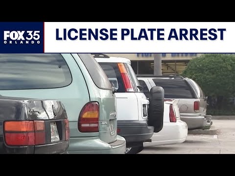 Florida police wrongly arrest man over license plate confusion