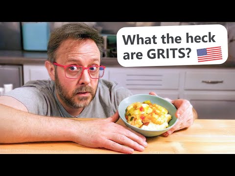 Tasting American Shrimp and Grits For the First Time | British Verdict