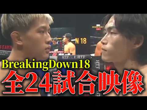 ブレイキングダウン18 全試合映像公開 賢民VS細川一颯　井原良太郎VSウェイウェイ・ヤン 大野あつきVSリキ【BreakingDown18】【朝倉未来】