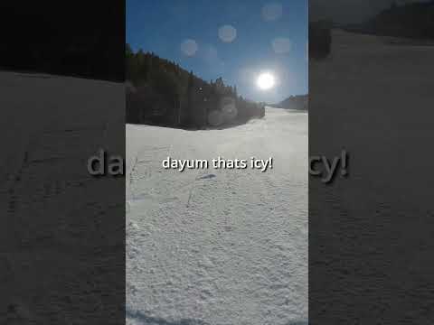 I Caught My Edge Skiing Fast..