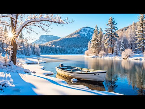 Quiet December Winter Music โ๏ธ Gentle Snow & Peaceful Instrumental Music ๐ฅถ Winter Nature