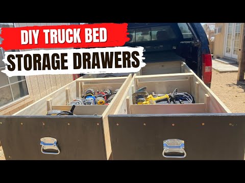 How To Make A Truck Bed Tool Box // DIY Storage