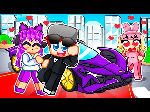 Rizzing Girls With The NEW VIP SUPERCAR In Roblox Driving Empire...