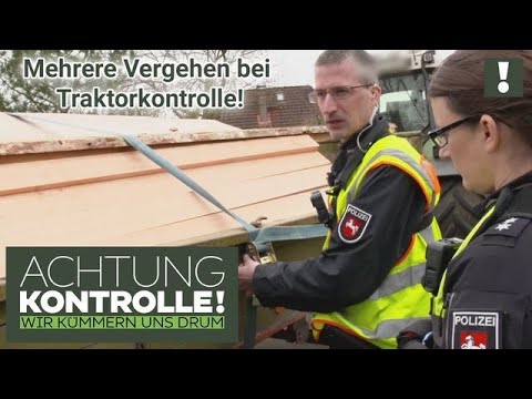 STRAFTAT und SICHERUNGS-Mängel am Traktoranhänger! | Achtung Kontrolle