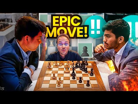 An absolutely epic move by Gukesh | Nguyen Thai Dai Van vs Gukesh | Prague Masters 2024
