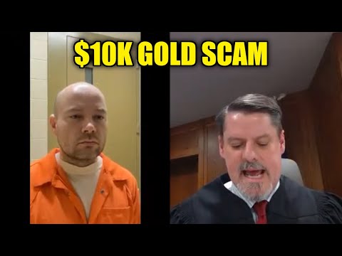 Man With 16 Felonies Sentenced After Buying $10,000 in Gold With Counterfeit Cash!