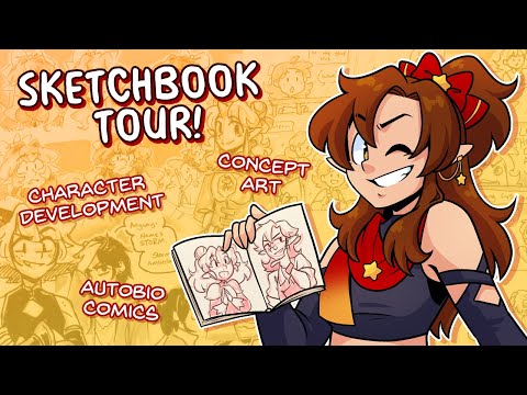 New Sketchbook FINISHED in 4 Months! Let's Look Inside!