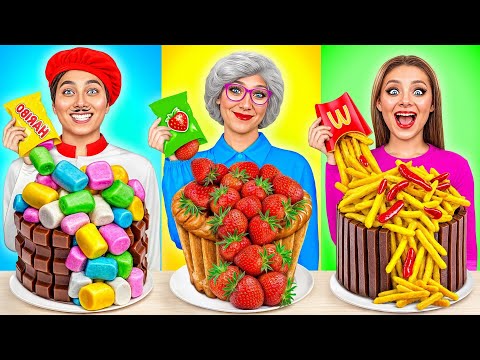 Me vs Grandma Cooking Challenge | Kitchen Hacks and Recipes by Trend DO Challenge