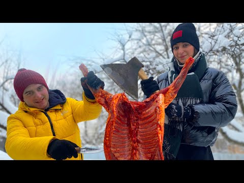 Lamb in a tandoor. Kubdari in the oven. New Year's edition.