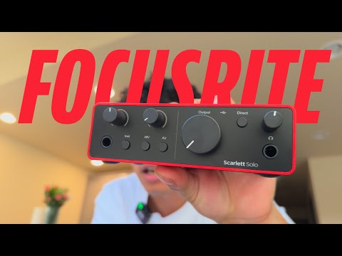 GETTING STARTED WITH @FOCUSRITE SCARLETT SOLO (4TH GEN) IN ABLETON LIVE 12 | 2024