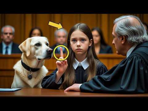 Mädchen gibt ihrem Hund ein geheimes Zeichen – Richter stoppt den Prozess schockiert!
