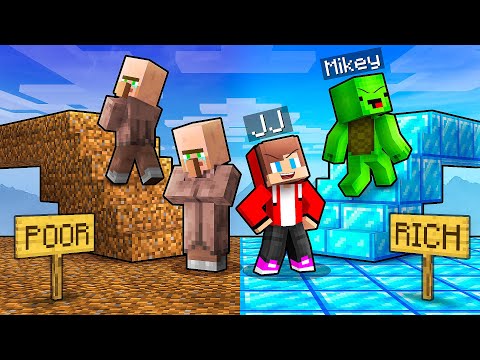 JJ and Mikey vs Villagers: Choose the Right Bridge Battle in Minecraft - Maizen