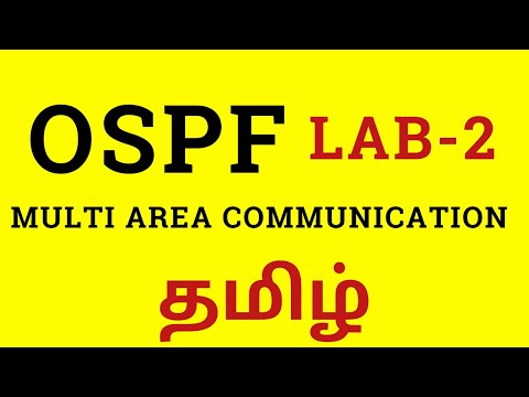 OSPF in Tamil || Multiple Area Communication || OSPF Area & Routers | CCNA Tamil