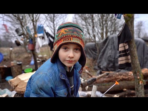 WHY ARE THE CHILDREN NOT PUT IN A WARM ROOM ? We bought all the building materials to build a house