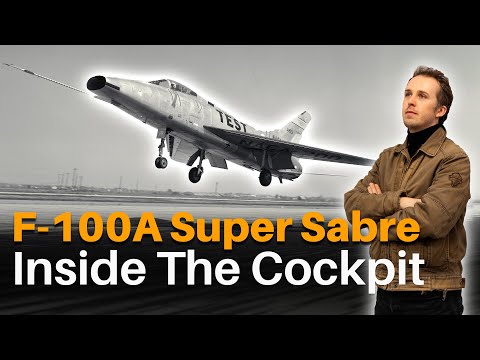 F-100A Super Sabre: Full Cockpit Tour and Detailed Walkaround
