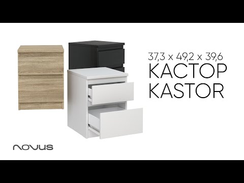 Видео инструкция по сборке   КАСТОР тумба два ящика
