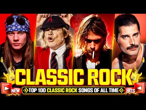 Classic Rock Songs 70s 80s 90s Full Album 🔥 Metallica, Queen, ACDC, Nirvana, U2, Aerosmith #1