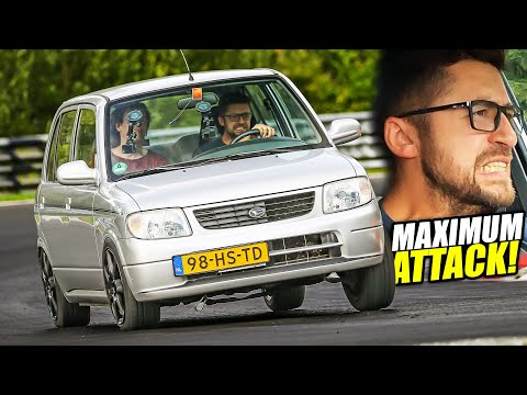 MAXIMUM ATTACK in DAIHATSU CUORE! // Nürburgring