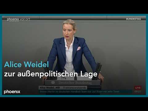 Alice Weidel zur Regierungserklärung von Friedrich Merz zur außenpolitischen Lage am 29.01.26
