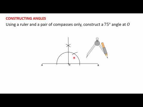 15 Constructing a 75 Degrees Angle
