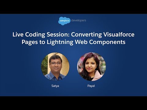 CodeLive: Converting Visualforce Pages to Lightning Web Components