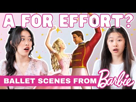 DANCERS REACT to BARBIE’S SUGARPLUM in NUTCRACKER | Will Barbie & Prince Eric Make the Grade? 💗💗