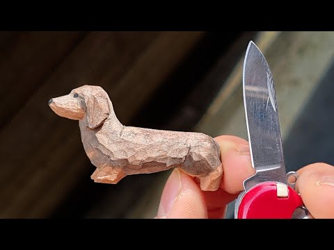 Whittle a Simple Dog | Step-By-Step Beginner Tutorial