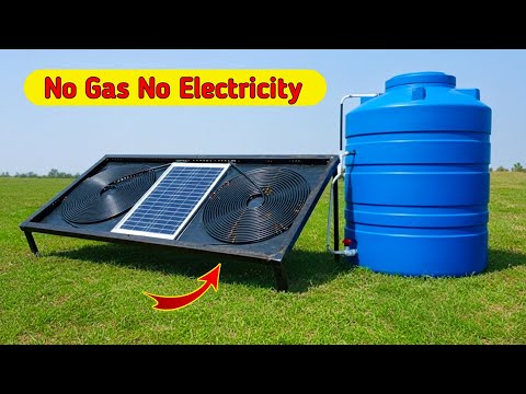 No Gas No Electricity Unique Invention Free Water Heater #invention