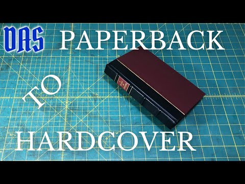 Converting a Paperback to a Hardcover Book Part 1 // Adventures in Bookbinding
