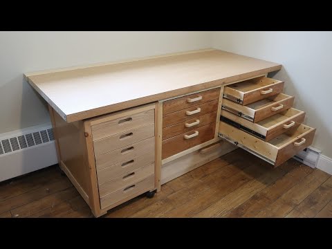 Building a workbench with lots of drawers
